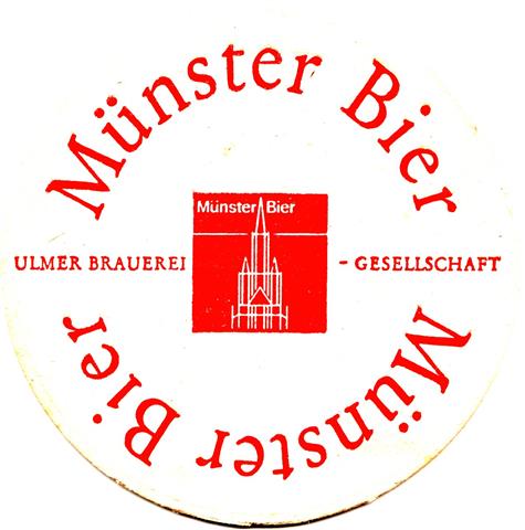 ulm ul-bw mnster ubg 2a (rund215-rundschrift mnster bier-rot)